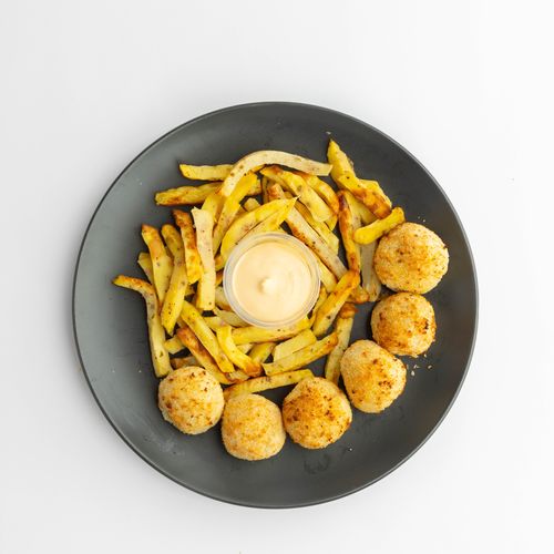 Chicken Mushroom Balls with Potato
