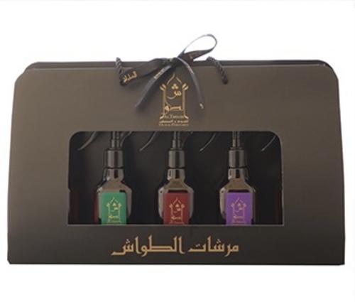 Sprayer set - 5 sprayers - We offer you a set of five different types of scents, of high quality and elegant shape, in luxurious packaging suitable for gifting and acquisition.It helps to stabilize your incense and perfume if used immediately before it.
200ml