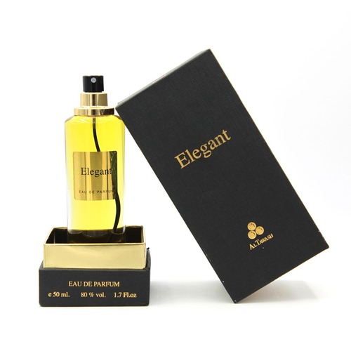 ELEGANT - Elegant . perfumeA fragrance of calm and softness of musk mixed with the fragrance of white jasmine with the sweetness and stability of tonka beanElegance perfume conveys to us a wonderful, unique blend in its aroma, stability and diffusion, loved by the big and the small.It is suitable for all times and for all ages.50ML