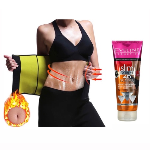 slimming cream+thermal belt - مقاس الحزام  85x25