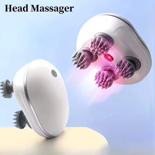 head massager with LED