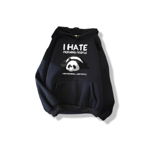 Panda I Hate morning - مقاس لارج