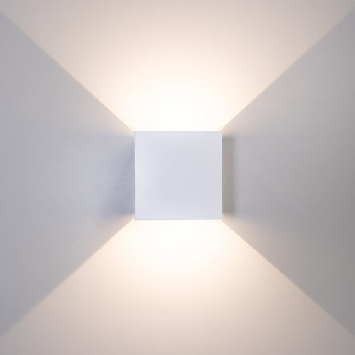 Clever - Wall Lamp WHITE10W OUT 100x100x100