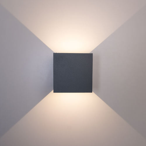 Clever - Wall Lamp GRAY10W   OUT 100x100x100