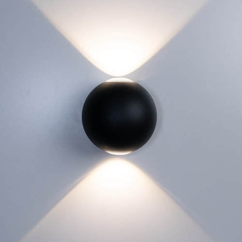 Clever - Wall Lamp 6W  BLACK DOUBLE OUT 100x75