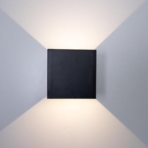 Clever - Wall Lamp BLACK 10W  100x100x100