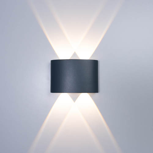 Clever - Wall Lamp 4W GRAY OUT 120x80x35