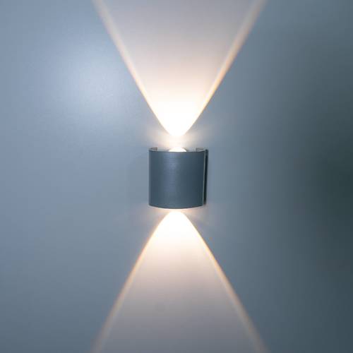 Clever - Wall Lamp 2W GRAY  78x80x35mm