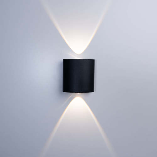 Clever - Wall Lamp BLACK 2W  78x80x35