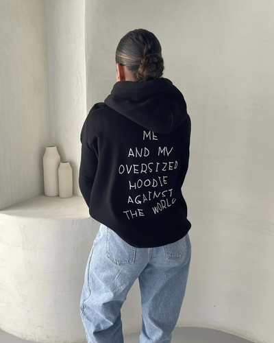 Black hoodie