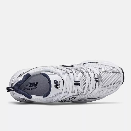 530 white with natural indigo