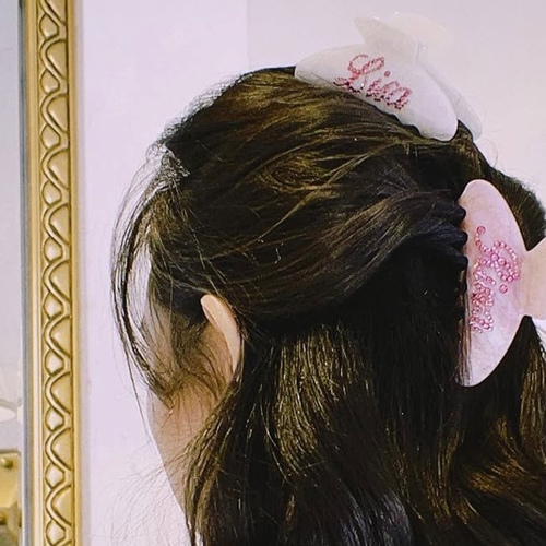 Customised hair clip