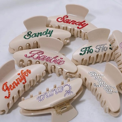 Customised hair clip