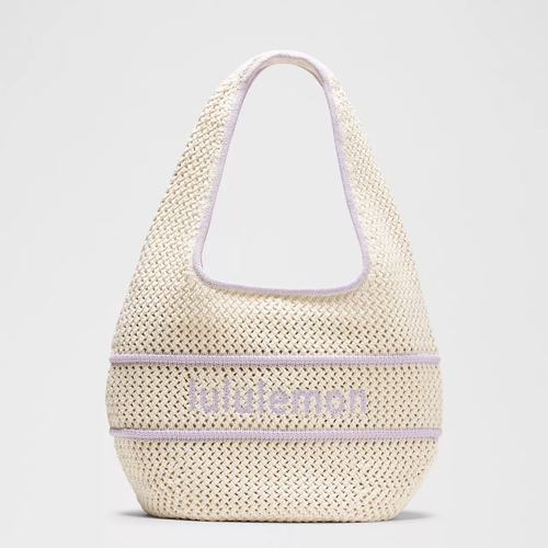 Cotton Crochet Shoulder Bag 7L