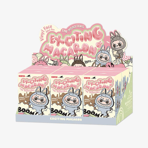 The Monsters Tasty Macarons Vinyl Face - إذا في لون معين تبونه يرجى التواصل من خلال instagram