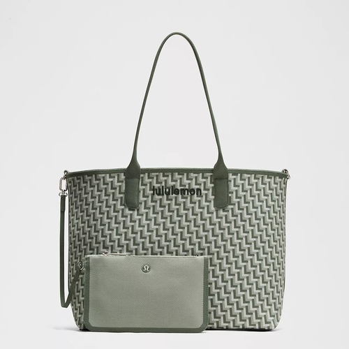 Grey Eucalyptus Classic Knit Tote Bag 18L