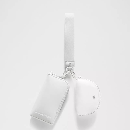 Dual Pouch Wristlet Wallet