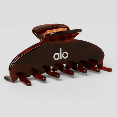 90's Claw Clip brown tortoise