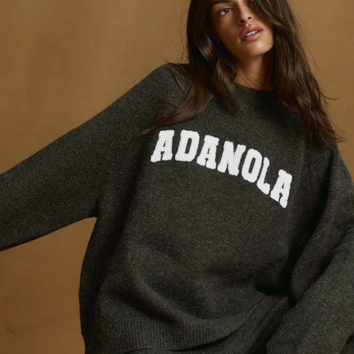 Oversized Knit Sweatshirt