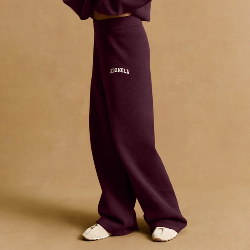 Varsity Knit Straight Leg Sweatpants