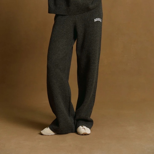 Varsity Knit Straight Leg Sweatpants