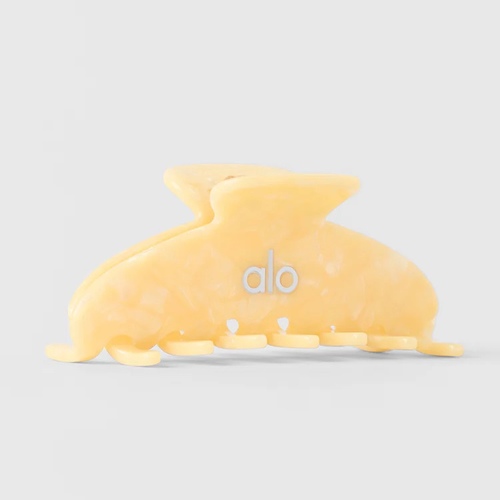 90's Claw Clip Candlelight Yellow Shell