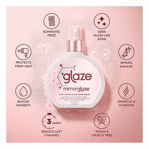 Glaze Mirror Glaze 4 in 1 Super Sleek Shine Spray