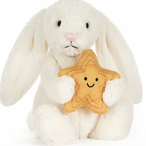 Cream Bunny With Star