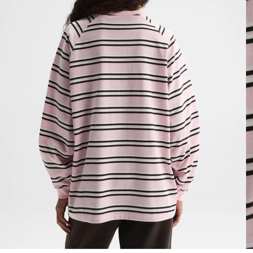 Stripe Long Sleeve T-shirt - Cloud Pink