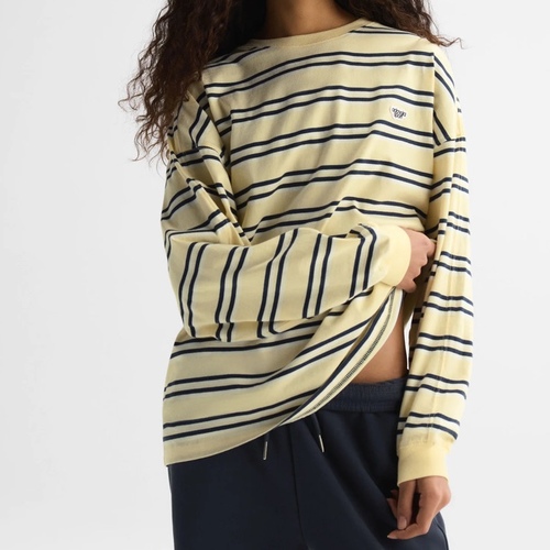 Stripe Long Sleeve T-shirt - Buttercream