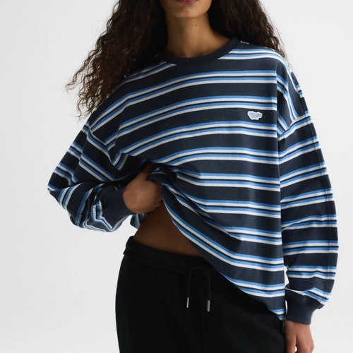 Stripe Long Sleeve T-shirt - Blue