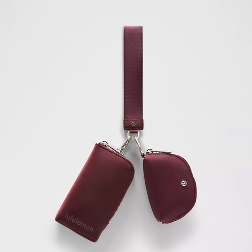 Dual Pouch Wristlet Wallet