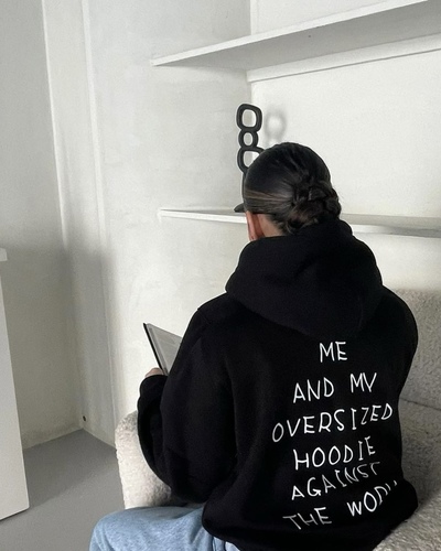 Black hoodie