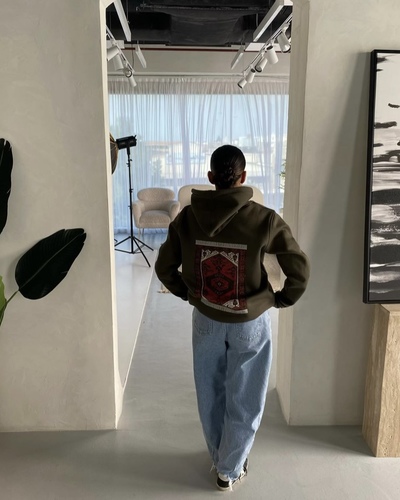 The rug hoodie
