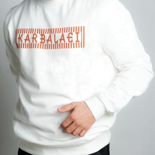 Swaettshirt karbalaei - white