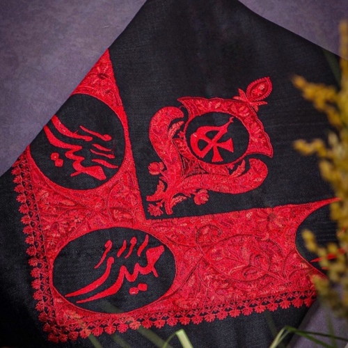 Scarf “ Haider “ Black