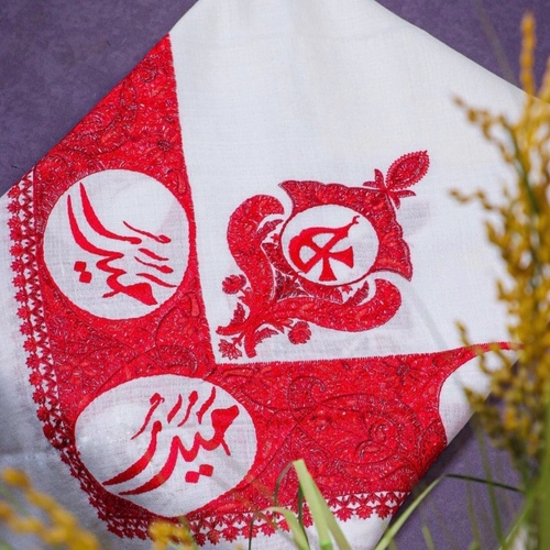 scarf “ haidar “ white