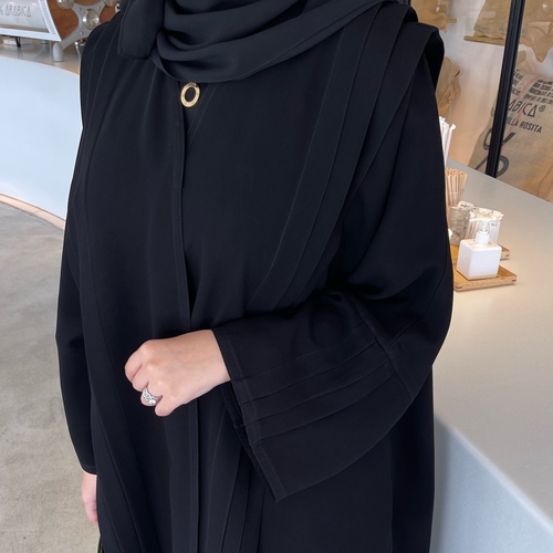 A3 - قصه نص چاينيز/لف وممكن تتسكر طباقي او خياط مكينه حسب الطلب / الخام كريب / متوفره مع ملفع