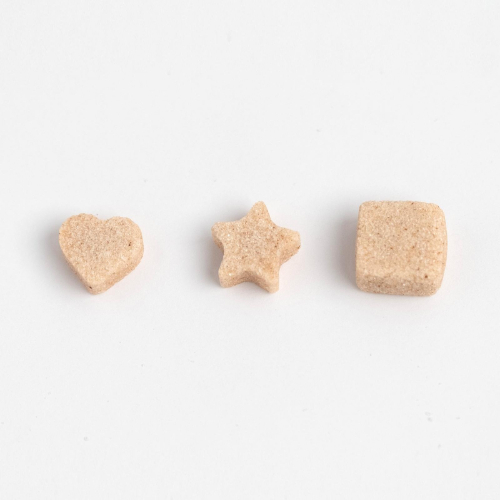 Cinnamon Sugar - Sugar Cubes 
Stars  Hearts  
 Color : biege