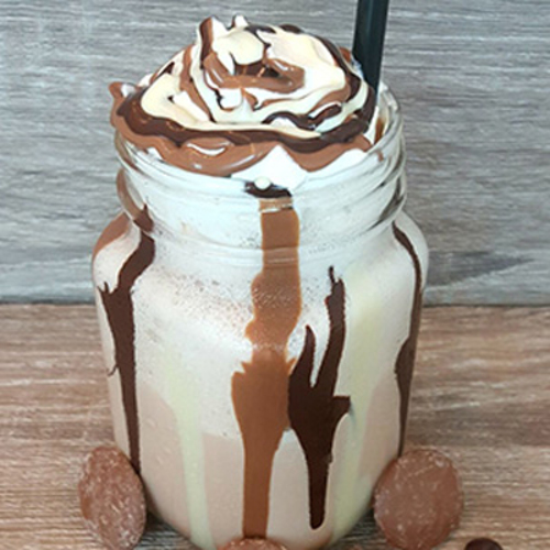 Chocolate milk shake