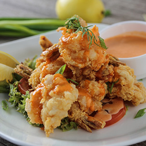 Zephora Shrimp Crunchy - 9 pcs shrimp with hot & sweet homemade zephora special sauce.