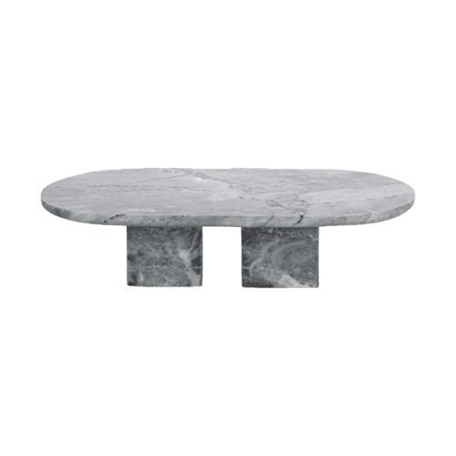 Grey Marble Piece - Dimensions : 50x25x12 cm