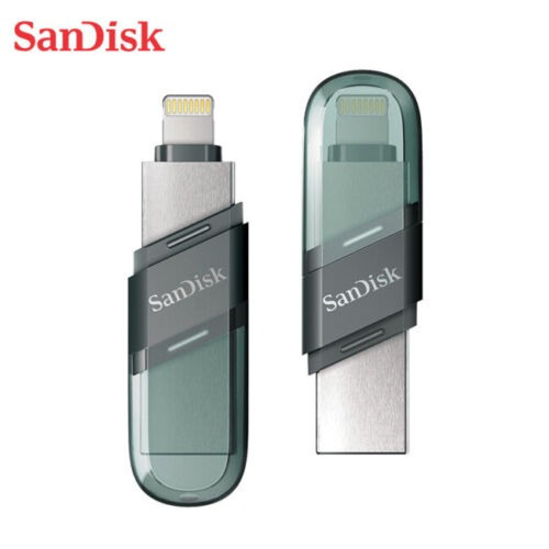 0        محرك الأقراص المحمول SanDisk iXpand Flip – سعة 128جيجابايت / USB 3.1 الجيل الأول / Lightnin - سعة التخزين: 128 جيجابايت نوع الواجهة: USB 3.1 الجيل الأول الموصل: البرق الون الاخضركمية محرك الأقراص المحمول SanDisk iXpand Flip -128 جيجابايت / USB 3.1 Gen 1 / Lightning / أخض