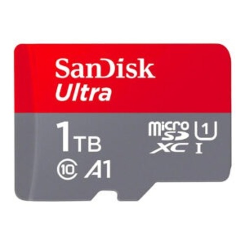 1        بطاقة SanDisk Ultra UHS MicroSD – 1 تيرابايت/ 150 ميجابايت/ثانية/ بطاقة الذاكرة – SDSQUAC-1 - تتيح لك سرعات النقل المذهلة التي تصل إلى 150 ميجابايت/ثانية نقل الصور والملفات بسرعة مقاوم للماء، ومقاوم لدرجة الحرارة، ومقاوم للأشعة السينية، ومقاوم للمغناطيس، ومقاوم للصدمات للوقوف في وجه حوادث الحياة المؤسفة سواء للمدرسة أو العمل أو اللعب، يمكنك بسهولة إضافة مساحة تخزين كافية للصور ومقاطع الفيديو والملفات الأخرىكمية بطاقة SanDisk Ultra UHS MicroSD - 1 تيرابايت / 150 ميجابايت / ثانية / بطاقة الذاكرة - SDSQUAC-1T00-