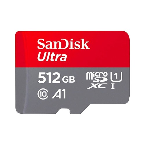 بطاقة SanDisk Ultra UHS MicroSD – 512 جيجابايت/ 150 ميجابايت/ ثانية/ بطاقة الذاكرة – SDSQUAB-512G-GN - تتيح لك سرعات النقل المذهلة التي تصل إلى 150 ميجابايت/ثانية نقل الصور والملفات بسرعة مقاوم للماء، ومقاوم لدرجة الحرارة، ومقاوم للأشعة السينية، ومقاوم للمغناطيس، ومقاوم للصدمات للوقوف في وجه حوادث الحياة المؤسفة سواء للمدرسة أو العمل أو اللعب، يمكنك بسهولة إضافة مساحة تخزين كافية للصور ومقاطع الفيديو والملفات الأخرىكمية بطاقة SanDisk Ultra UHS MicroSD - سعة 512 جيجابايت/ 150 ميجابايت/ ثانية/ بطاقة الذاكرة - SDSQUAB-512G-GN6MN