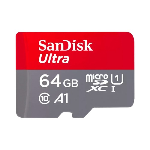 1        بطاقة SanDisk Ultra microSD - سعة 64 جيجابايت/ 120 ميجابايت/ ثانية/ بطاقة الذاكرة/ محول SD  - حزمة مع (1) بطاقة SanDisk microSD سعة 64 جيجابايت و(1) قارئ بطاقات متعدد الفتحات كل شيء ولكن سترومبولي - تتضمن فتحات SD وMicro SD (TF) وM2 وMS لسهولة النقلمتوافق مع أي هاتف Samsung مزود بمنفذ microSDHC أو microSDXC مثل A71 وA01 وA11 والعديد من هواتف Samsung الأخرى (راجع دليل الجهاز للتأكد من التوافق الدقيق)سرعات قراءة تصل إلى 120 ميجابايت/ثانية؛ حصل على تصنيف A1 لأداء التطبيق وUHS Speed ​​Class U1 وSpeed ​​Class 10 لتسجيل وتشغيل الفيديو عالي الدقة بالكاملمقاوم للصدمات، ومقاوم للحرارة، ومقاوم للماء، ومقاوم للأشعة السينيةمثالي للهواتف الذكية والأجهزة اللوحية التي تعمل بنظام Android لمزيد من التخزين القابل للتوس