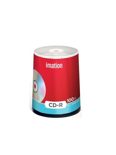 Imation CD-R 100 نفق - اسم المنتج Imation cd-r 100 سبيدل سعة بيانات ذاكرة الوصول العشوائي: 700 ميجابايت سرعة الكتابة: ما يصل إلى 52X نوع المنتج تخزين الصوت: 80 دقيقة نوع وسائط الوسائط: CD-R قابل للتسجيل يعد Imation cd-r 100 سبيدل حل تخزين متعدد الاستخدامات وموثوق به احتياجات الوسائط الرقمية الخاصة بك. تتضمن هذه الحزمة 100 قرص CD-R فارغ، يحتوي كل منها علىكمية Imation cd-r