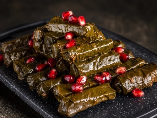 ورق عنب دبس رمان صغير