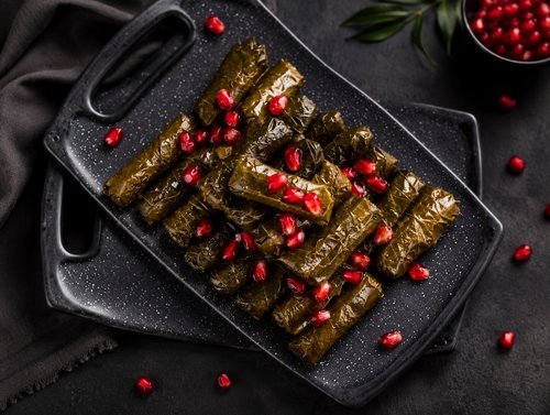 ورق عنب دبس رمان صغير