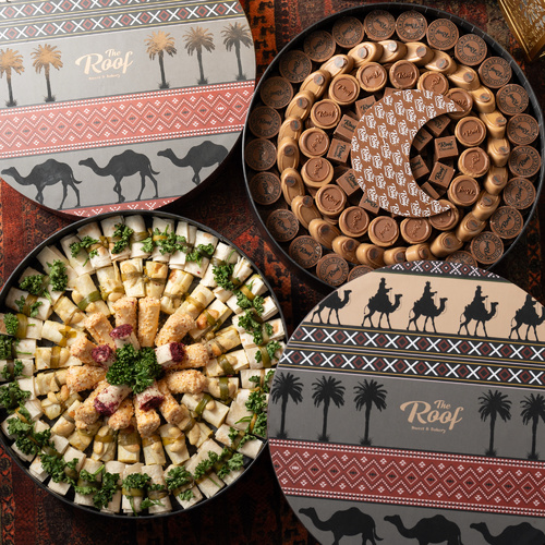 بوكس السدو ٣ - عرض السدو عبارة عن كيلو و٢٠٠ جرام كاكاو بحشوات مختلفة برلين البندق ، كنافة بستاشيو ، كرمل كاكاو بجوز الهند، كرانشي البرلينمع بوكس &nbsp;موالح سبيشل ٧٠ &nbsp;قطعة بحشوات مختلفة تورتيلا بطاط الكزبره ، توست الجبنة الفرنسيه ، تورتيلا مع خلطة الباذنجان مع البطاط، توست الاجبان ،